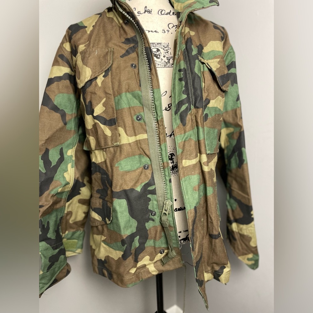 Camouflage army jacket size small